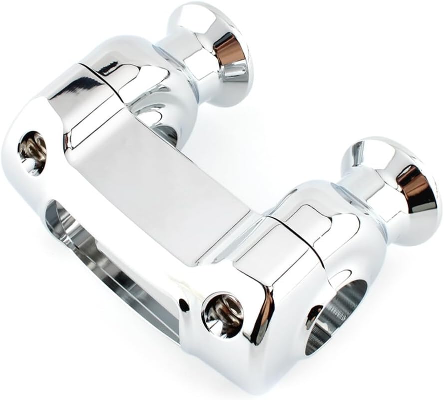ya 4 8.8.2 1 1/4 Handlebar 32mm Riser Top Clamp Kit for Harley Softail Breakout Street Bob