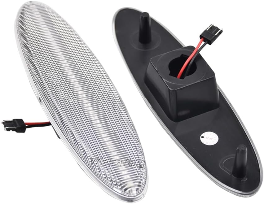 ya 4 8.24 baidi Clear for Chevrolet 03-2011 Corvette C5 Rear LED Fender Side Marker Lights 