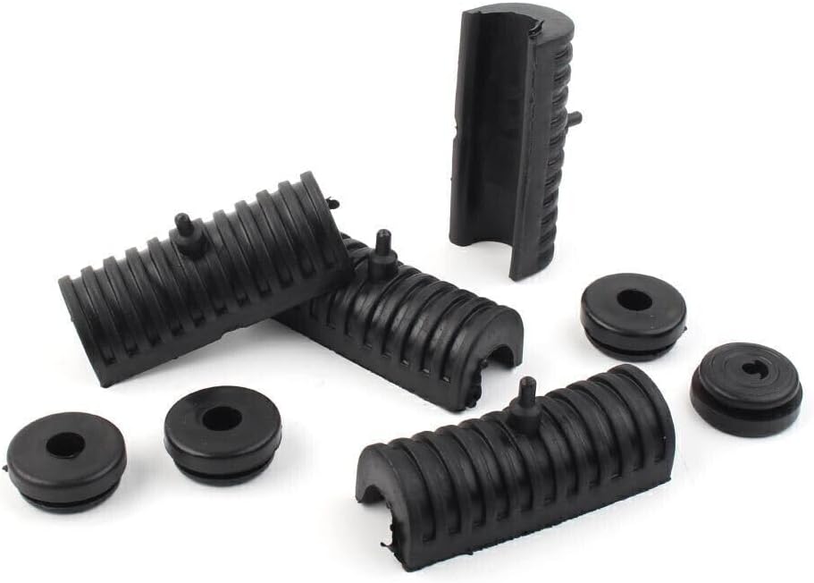 ya 11 9.14 baidiRubber Grommets Support Cushion Hard Bags Saddlebag for Harley Touring 1994-2013
