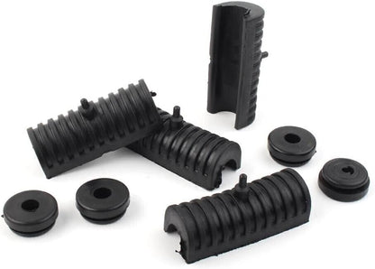 ya 11 9.14 baidiRubber Grommets Support Cushion Hard Bags Saddlebag for Harley Touring 1994-2013