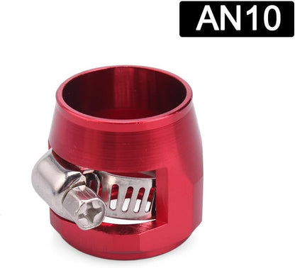 ya 4 8.8.2 2-pack AN10 hexagonal automotive hose polisher flexible rubber hose clamp for oil and fuel pipes