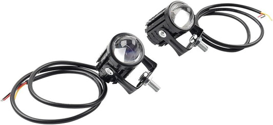 ya 2 8.15 2X Headlight Driving Spot Light Fog Lamp White Hi-Lo Beam Motorcycle UTV ATV