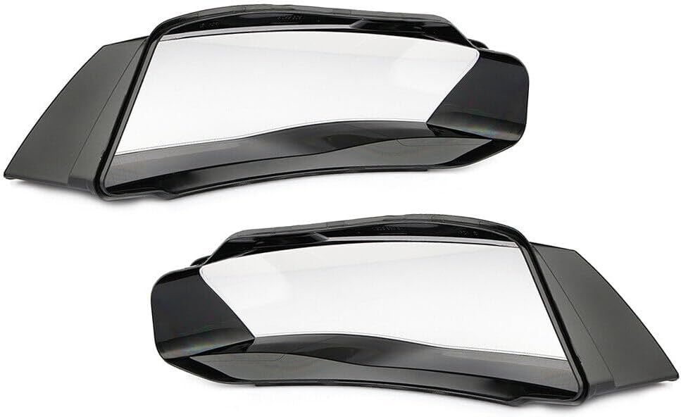 ya 7 8.24 baidi Suitable for Audi A4 2009-2012 B8 Left and Right Headlight Headlight Lens Cover Kit 