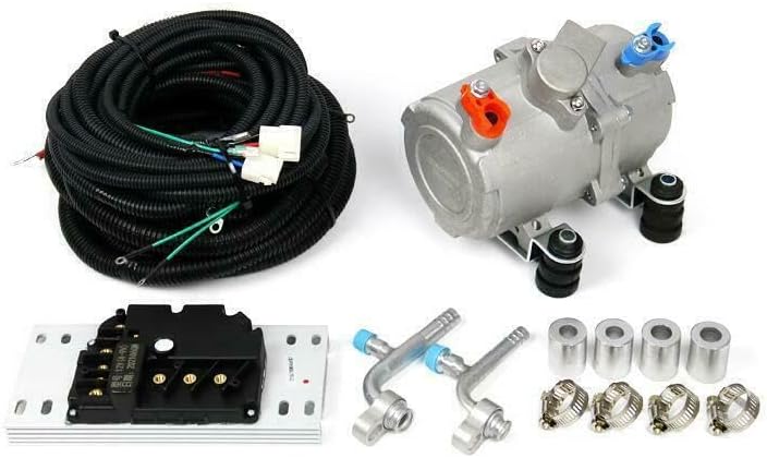 ya 28 10.13 baidi A/C 12V 24V Electric Compressor Set for AC Air Conditioning Car Truck Bus Auto