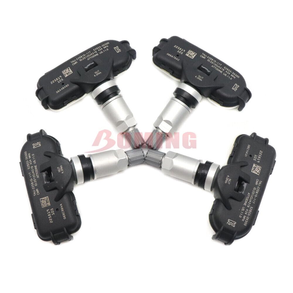 ya 4 8.8 4-Pack 52933-3X300 TPMS Tire Pressure Sensor for Hyundai for Elantra HD MD 434MHz 