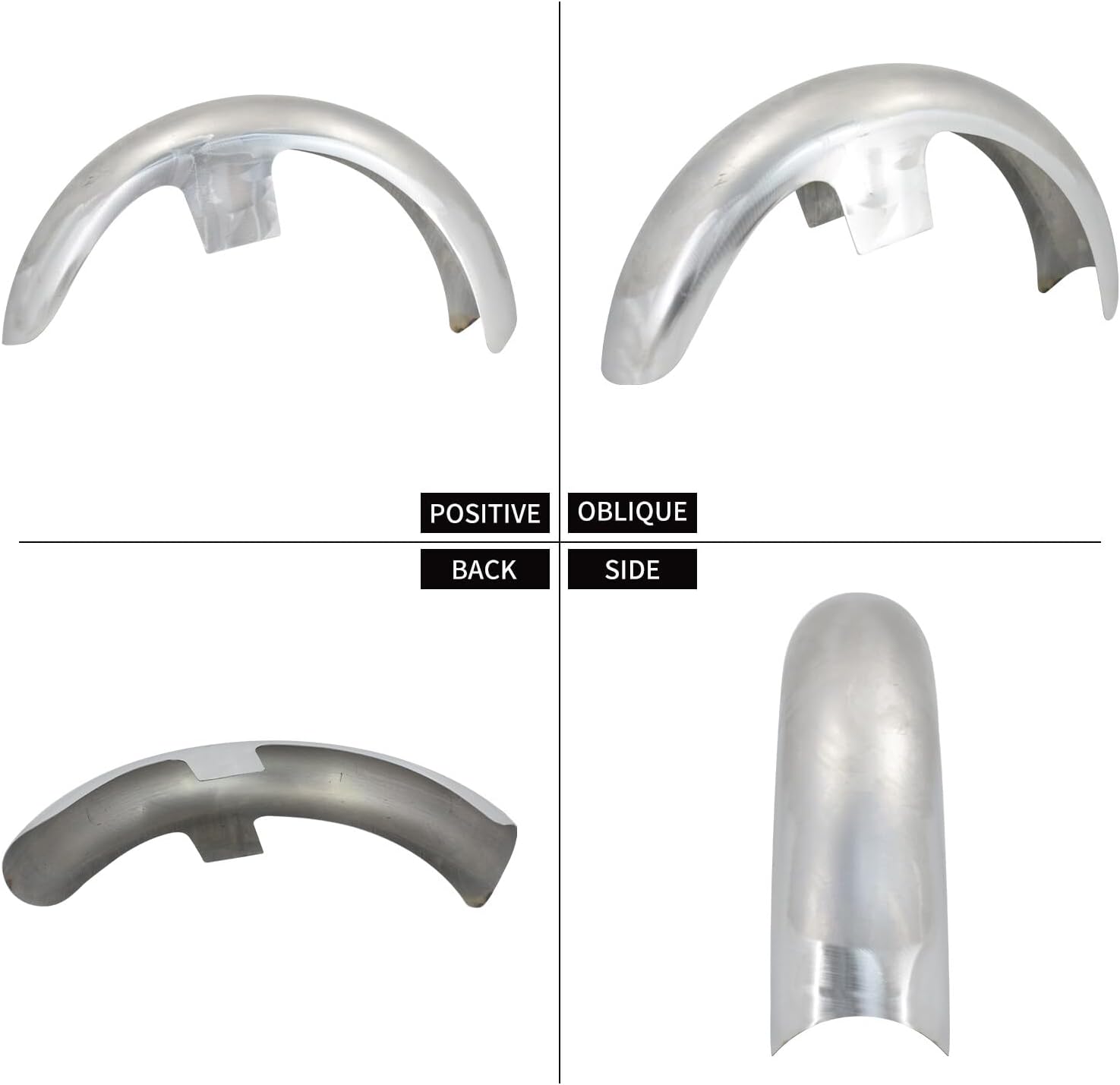 ya 7 8.24 baidi 120 R21 Wrap Front Unpainted Fender Fit for Harley Touring Glide FLH 1986-later