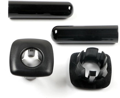 ya 5 8.10 4 Sets Door Lock Pin Cap Knob Button Cover Bezel for BMW 5 Series F10 535i 550i