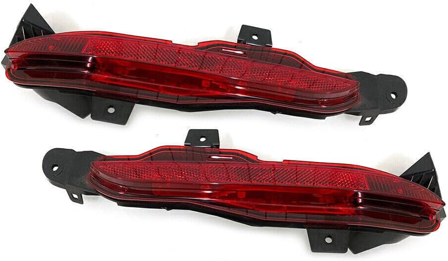 ya 7 8.24 baidi Pair Rear Bumper Fog Lamp Light For 2018 for Land Rover for Range Rover Velar ABS