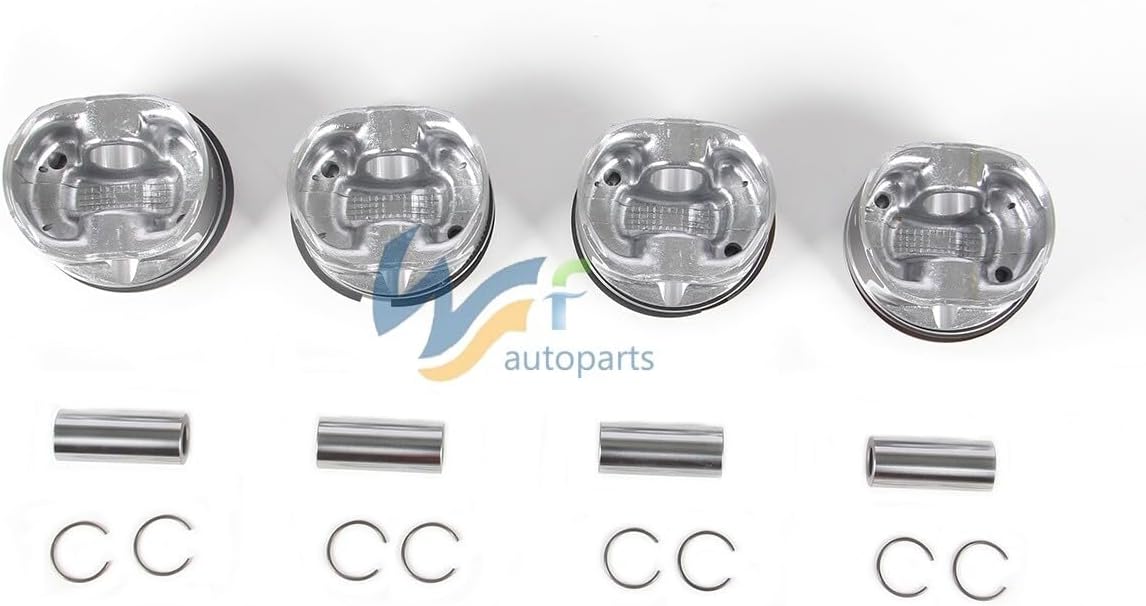 ya 4 8.24 baidi 2.0T Pistons & Rings Set +0.5 mm Fit for Buick for Chevrolet for Saab 89018108