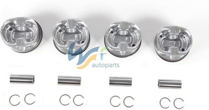 ya 4 8.24 baidi 2.0T Pistons & Rings Set +0.5 mm Fit for Buick for Chevrolet for Saab 89018108
