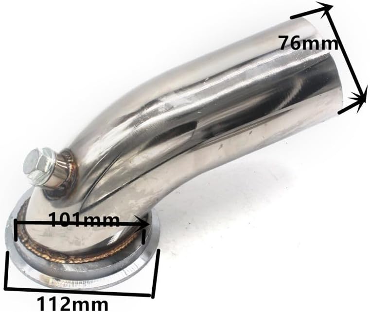 ya 4 8.14 Stainless 90 Degree Downpipe Elbow Adaptor For Holset Turbo HY35 HX HE351