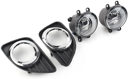 ya 4 8.10 for Toyota for Camry 2010-11 Fog Light Bumper Lamp Cover+Wiring Harness+Switch 2x