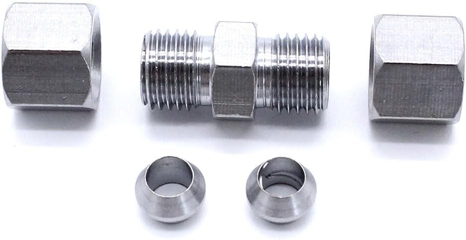 ya 10 9.16 baidi Brake Line Fitting for Brake Pipe 4 without Flanging Connectors 75mm 10pcs