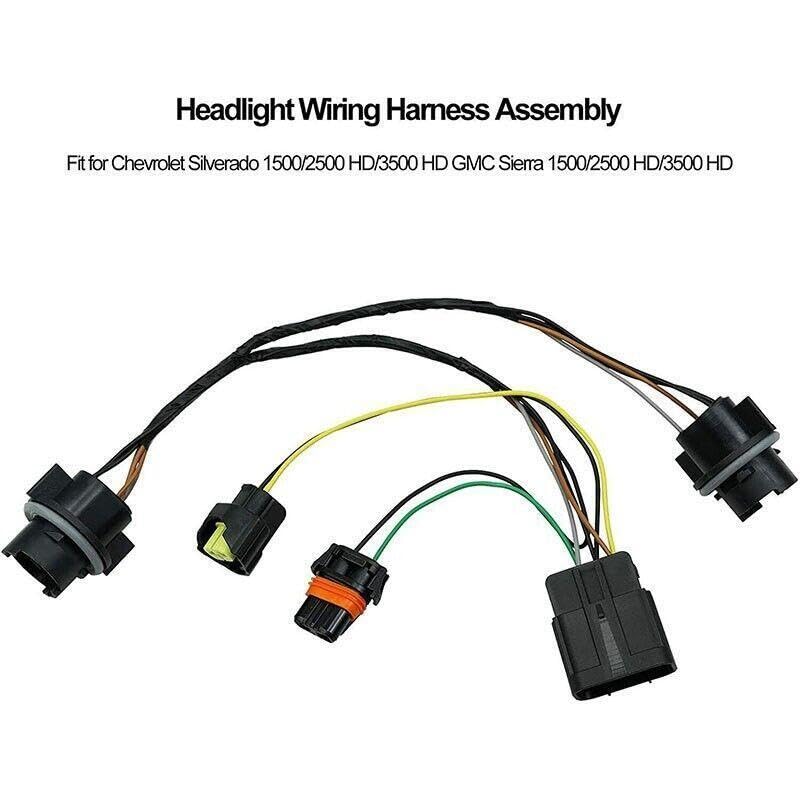 ya 4 8.10 for Chevrolet 25962806 right or left headlight harness socket