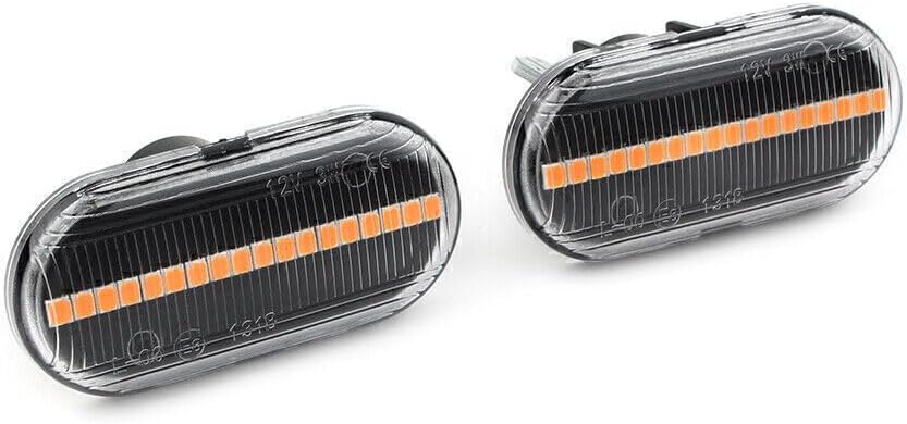 ya 4 8.8 Dynamic Clear LED Side Marker Light Turn Signal Lamp for Smart ForTwo W453 C453