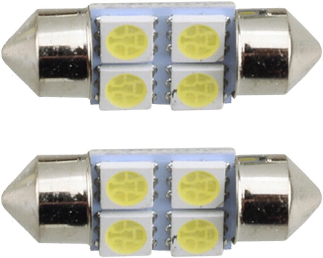 ya 4 8.14 28pcs T10 LED Light Car Bulbs Set for Interior Dome Map Dashboard @