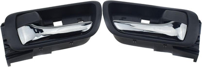 ya 9 10.24 Pair of Inner Door Handles LH and RH Chrome for Toyota for Camry 2002-2006