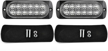ya 13 9.15 baidi 2X Rear-Red Fog 12-Led Lamp Light 12/24v Universal-Truck Car Van Bus Cab Lamps