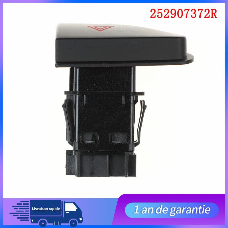ya 13 9.15 baidi Bouton Warning Clignotant Dacia Duster Prevu 252907372R Pour Captur Clio 4
