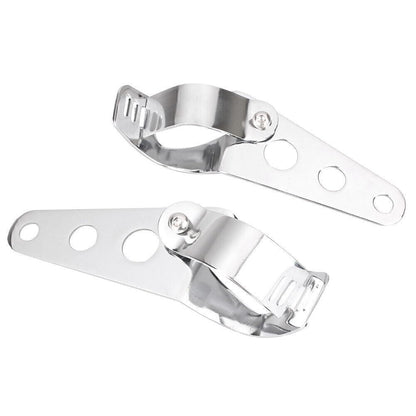 ya 6 8.14 38-43mm Universal Headlight Mount Bracket Fork Ear for Harley Chopper Cafe Racer
