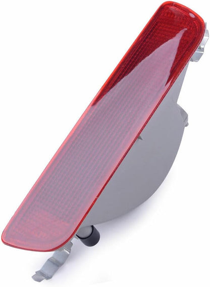 ya 4 8.10 Rear bumper reflector tail fog light stop light fits for Nissan Qashqai 07-13 red 