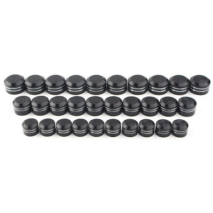 ya 9 10.24 for Harley Black CNC Inner 9mm-13mm Schrauben Motor Bolt Topper Caps Cover