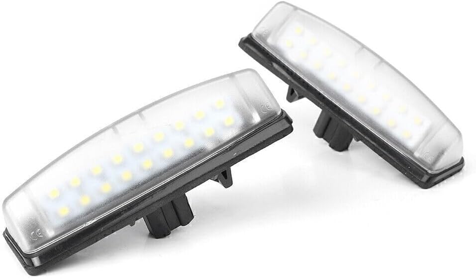 ya 4 8.8 2pcs White LED License Plate Lights Fit for Lexus IS300 IS200 LS430 ES300 ES330