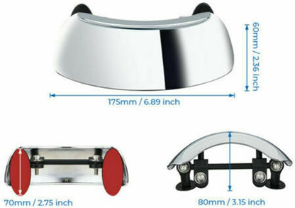 ya 2 8.15 180 Degree Motorcycle Blind Spot Mirror Rear View Mirror Anti Glare Wide Angle