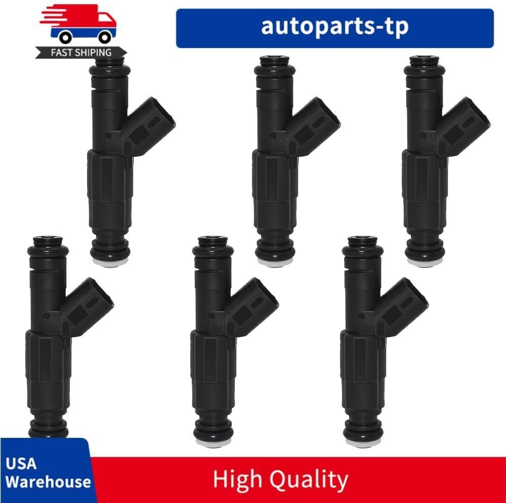 ya 12 10.8 baidi 6Pcs Fuel Injectors Fit for Jeep Liberty for Dodge Dakota for Mitsubishi 3.7L 0280158020