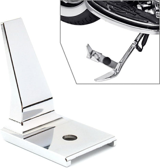 ya 2 8.15 Motorcycle Side Stand Extension for Harley - Davidson FLST 07-17 BigBoar Chrome