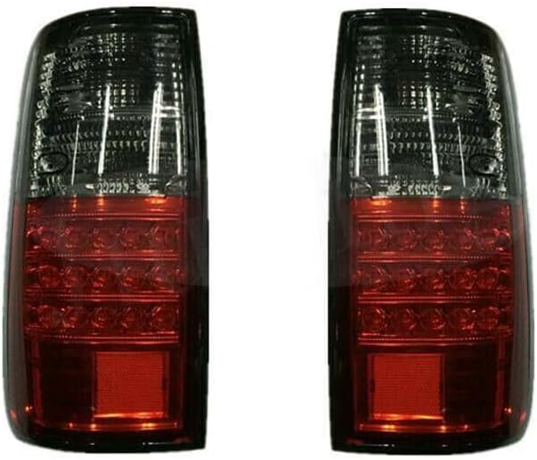 ya 4 8.10 Red/Smoke Rear LED Tail Lights Pair For 1991-1997 for Toyota for Land Cruiser FJ80 LC80