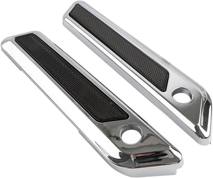 ya 12 10.8 baidi for Harley Touring Electra Glide Road King Saddle Bag Hinge Latch Covers Chrome