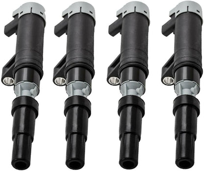ya 9 10.24 4¡Á New Ignition Coil for Renault Clio Scenic Megane Laguna Kangoo Trafic F4R 2.0