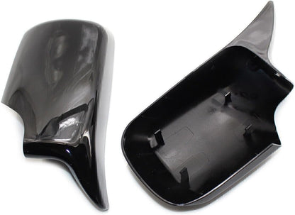 ya 11 9.14 baidiGlossy Black Car Rear View Mirror Cover Shell Fit for BMW E46 4 Door 3 Series 98-05