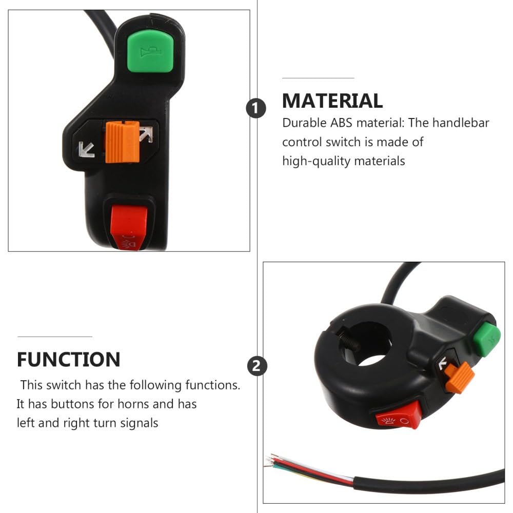 ya 13 9.15 baidi Motorcycle Combination Switch with Horn Turn Signal Headlight Control