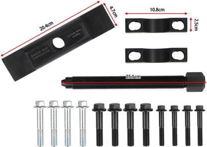 ya 6 8.24 baidi 1* 60050 Heavy-Duty Yoke Puller Semi Truck Yoke Remover Tool Kit Black