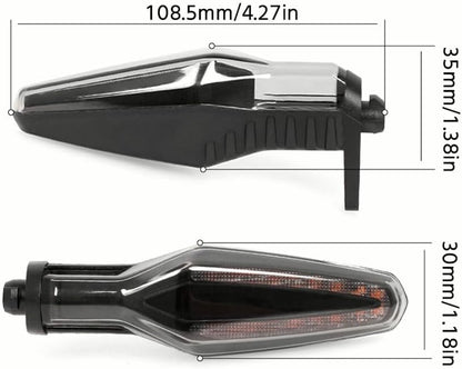 ya 13 9.15 baidi for Yamaha TENERE XT660Z 2008-2016 XT 660Z Front/Rear LED Turn Signal Light