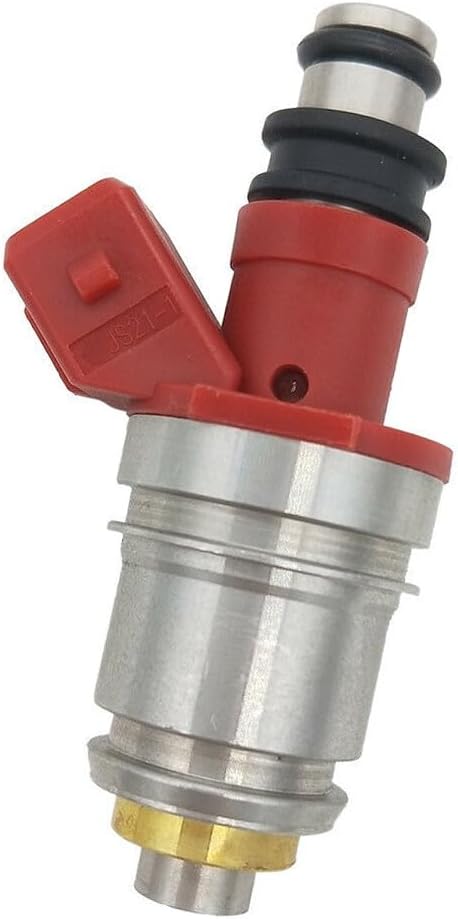 ya 10 9.16 baidi 4 Pieces Fuel Injector for Nissan D21 1990-1994 Pickup 1995 2.4L 16600-86G00 JS21-1-