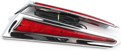 ya 4 8.8.2 For Victory 2010 Motorcycle Saber Tooth LED Saddlebag Red Brake Lights Accents