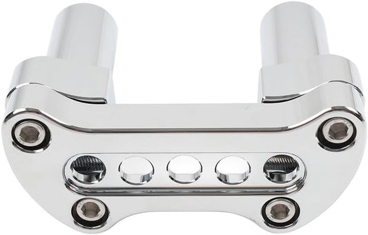 ya 4 8.8.2 3.5 Handlebar Riser & Top Clamp Fit for Harley Dyna Softail Sportster Street bob