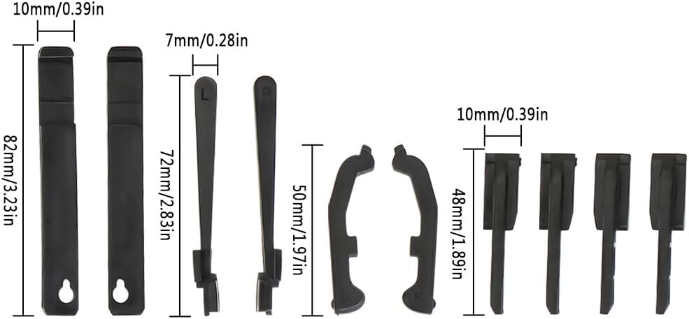 ya 11 9.14 baidi10pcs Sunroof Sunshade Slider Board for BMW E70 for X5 2007-2013 E70 X5M 2010-2013