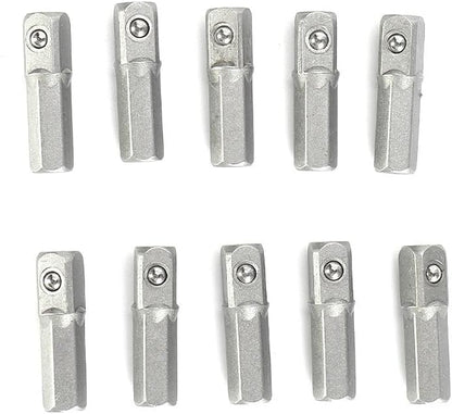 ya 14 9.20 baidi Metal Socket Adapter Quick Chan 1/4 Hex To 1/4 Square Drive New-1