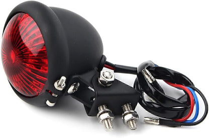 ya 10 9.16 zhengce Red LED Rear Tail Light Brake Taillight Stop Lamp Fit Harley Bobber Cafe Bi