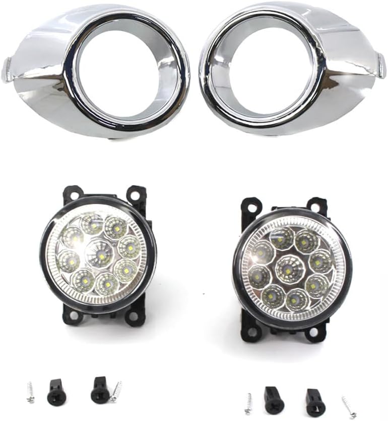 ya 4 8.10 Fog Light Kit Daytime Running Driving Light & Fog Light Cover for Ford Fiesta