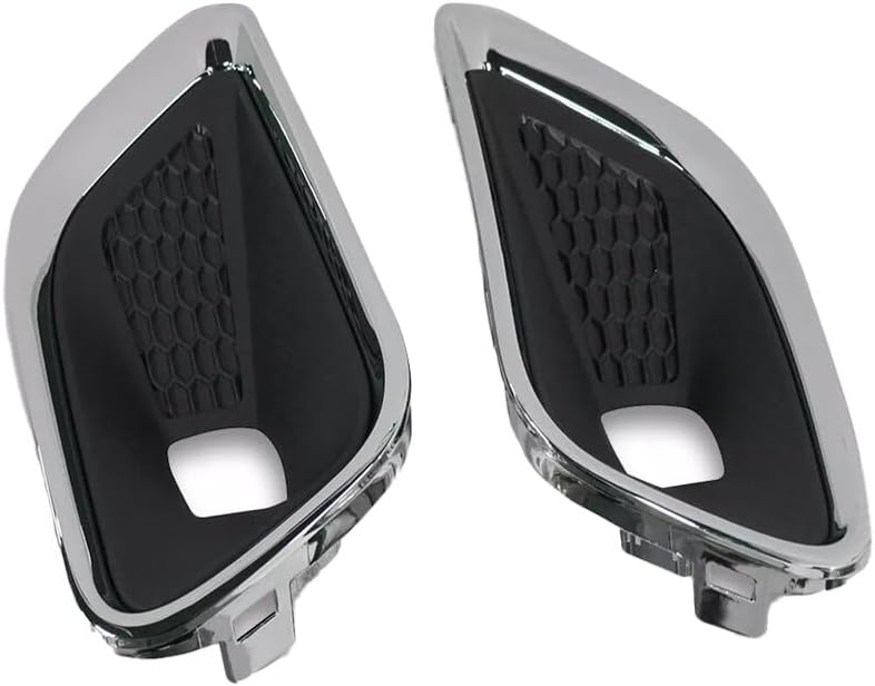 ya 4 8.14 Pair Left & Right Front Bumper Fog Lamp Light Cover Bezel for Jeep Cherokee