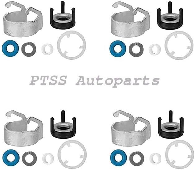 ya 10 9.16 baidi 4 PCS OE Fuel Injector O-ring Seals Repair Kit for VW AMAROK CC EOS 2.0