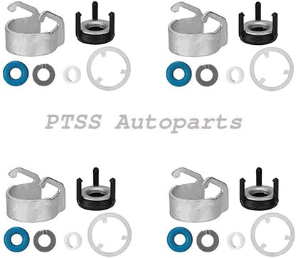 ya 10 9.16 baidi 4 PCS OE Fuel Injector O-ring Seals Repair Kit for VW AMAROK CC EOS 2.0