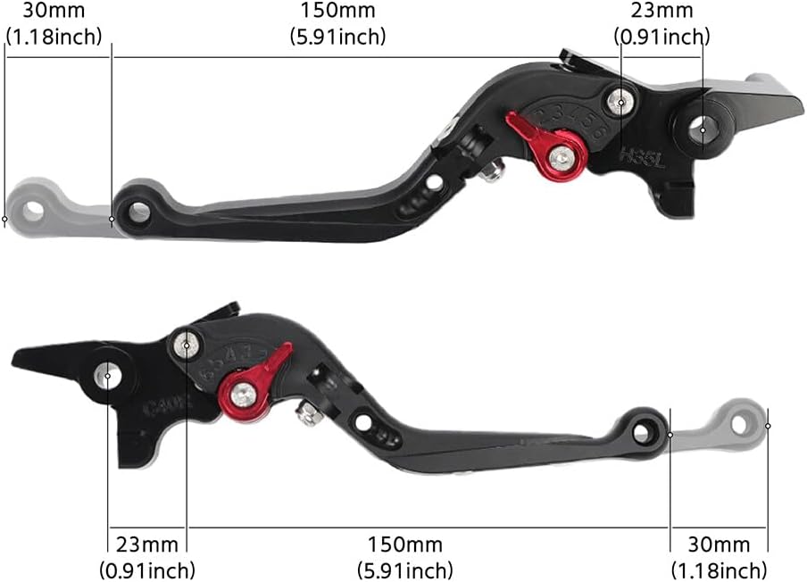 ya 4 8.14 for BMW C400GT C400X Motorrad Extendable Fold Adjustable Brake Clutch Lever