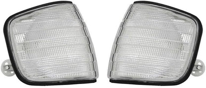 ya 2 8.15 A pair of transparent front corner lights suitable for Mercedes-Benz W126 260SE 280SE 300SE 380SE 420SE