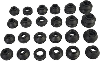 ya 4 8.14 Dust Boot Cover Cap Replacement Rubber Steering Suspension Tie Rod Track 28pcs